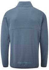 Oscar Jacobson Longton 1/4 Zip Waffle Tech Fleece Pullover - China Blue