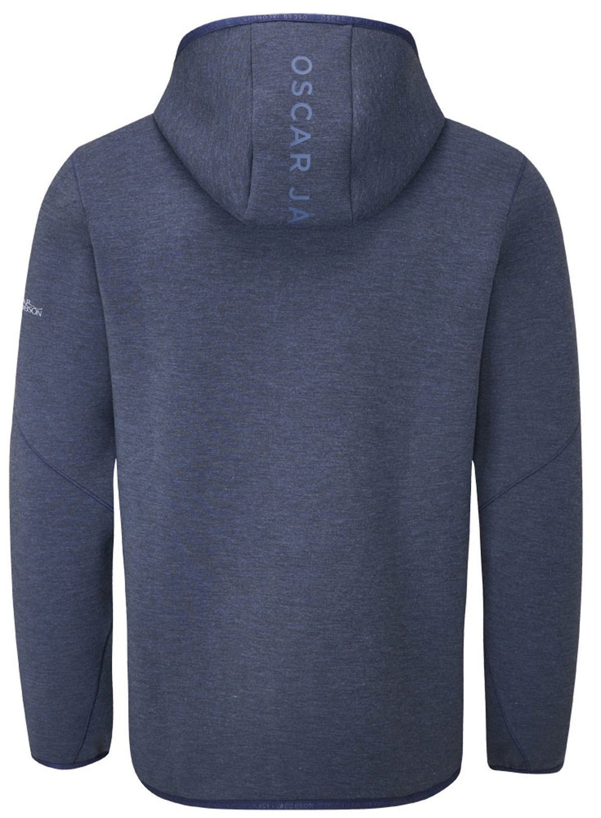 Oscar Jacobson Dayne 1/4 Zip Pullover Golf Hoodie - Navy Marl