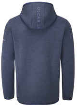 Oscar Jacobson Dayne 1/4 Zip Pullover Golf Hoodie - Navy Marl