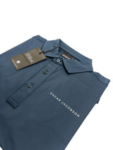 Oscar Jacobson Chap II Tour Golf Polo Shirt - China Blue