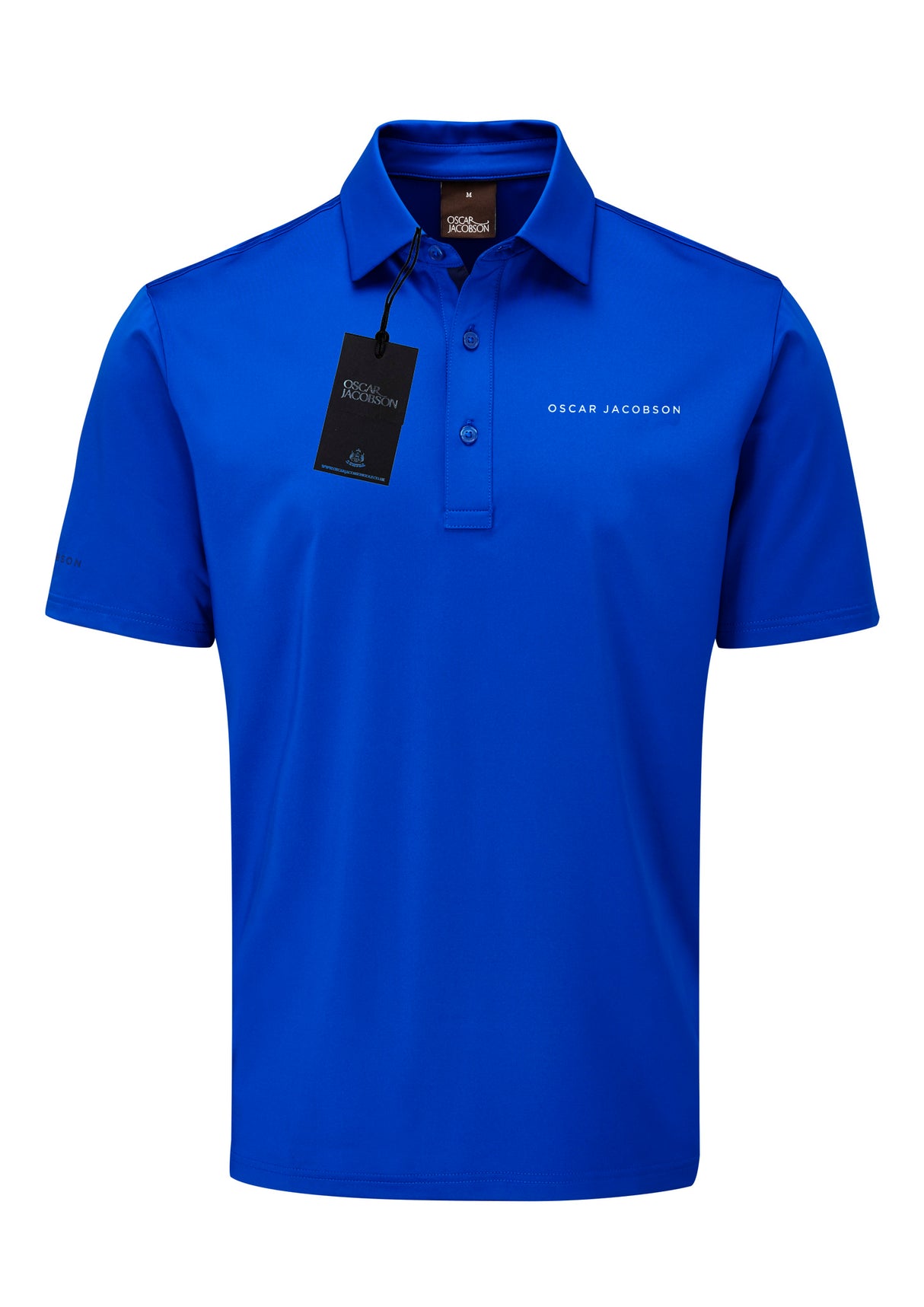Oscar Jacobson Chap II Tour Golf Polo Shirt - Electric Blue
