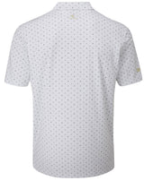 Oscar Jacobson Wellington All Over Print Golf Polo Shirt - White