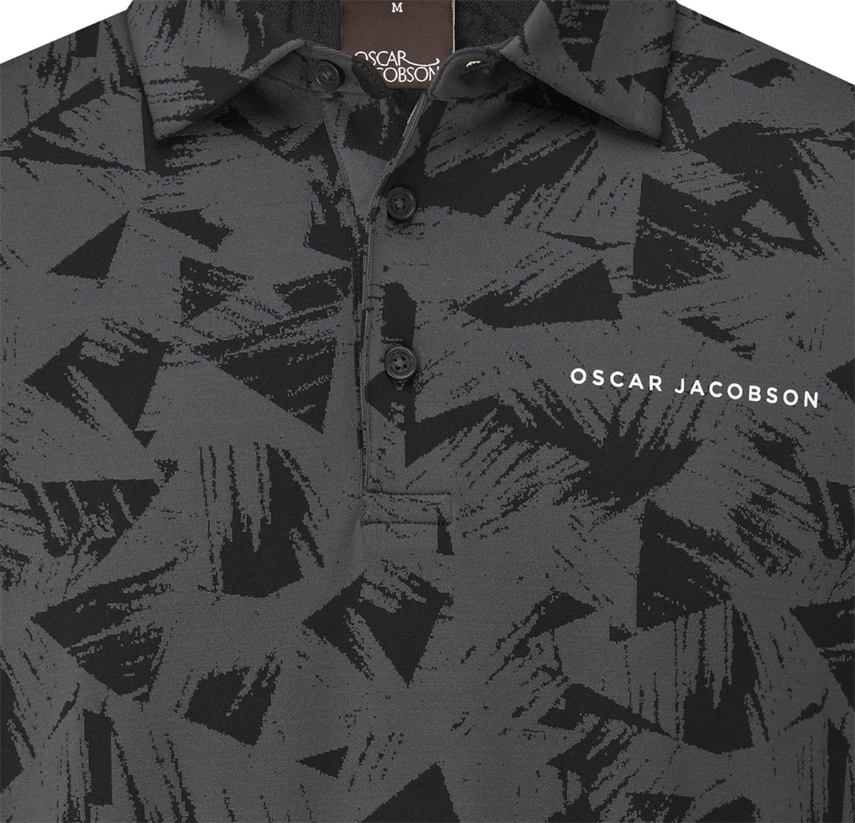 Oscar Jacobson Kingswood Tour Tech Golf Polo Shirt - Black