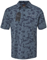 Oscar Jacobson Kingswood Tour Tech Golf Polo Shirt - China Blue