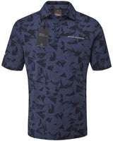 Oscar Jacobson Kingswood Tour Tech Golf Polo Shirt - Navy