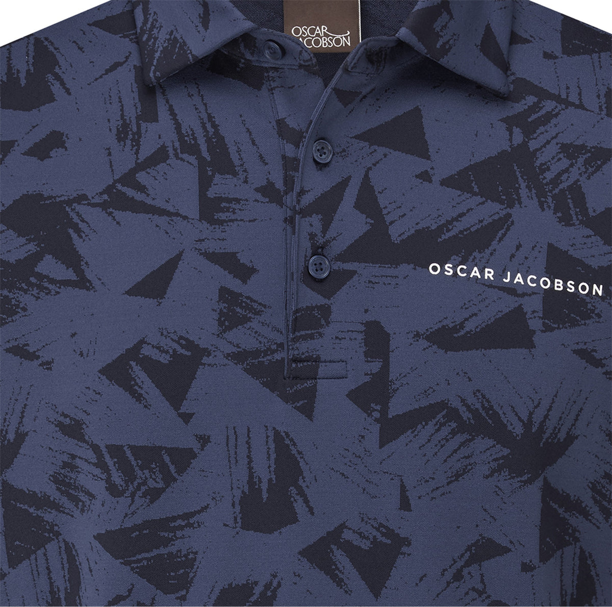 Oscar Jacobson Kingswood Tour Tech Golf Polo Shirt - Navy