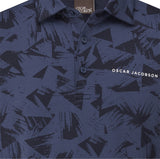Oscar Jacobson Kingswood Tour Tech Golf Polo Shirt - Navy