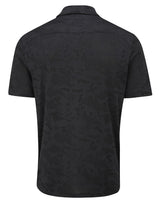 Oscar Jacobson Fairmile Tour Tech Vent Camo Golf Polo Shirt - Black