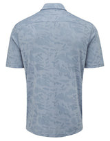 Oscar Jacobson Fairmile Tour Tech Vent Camo Golf Polo Shirt - Nautical