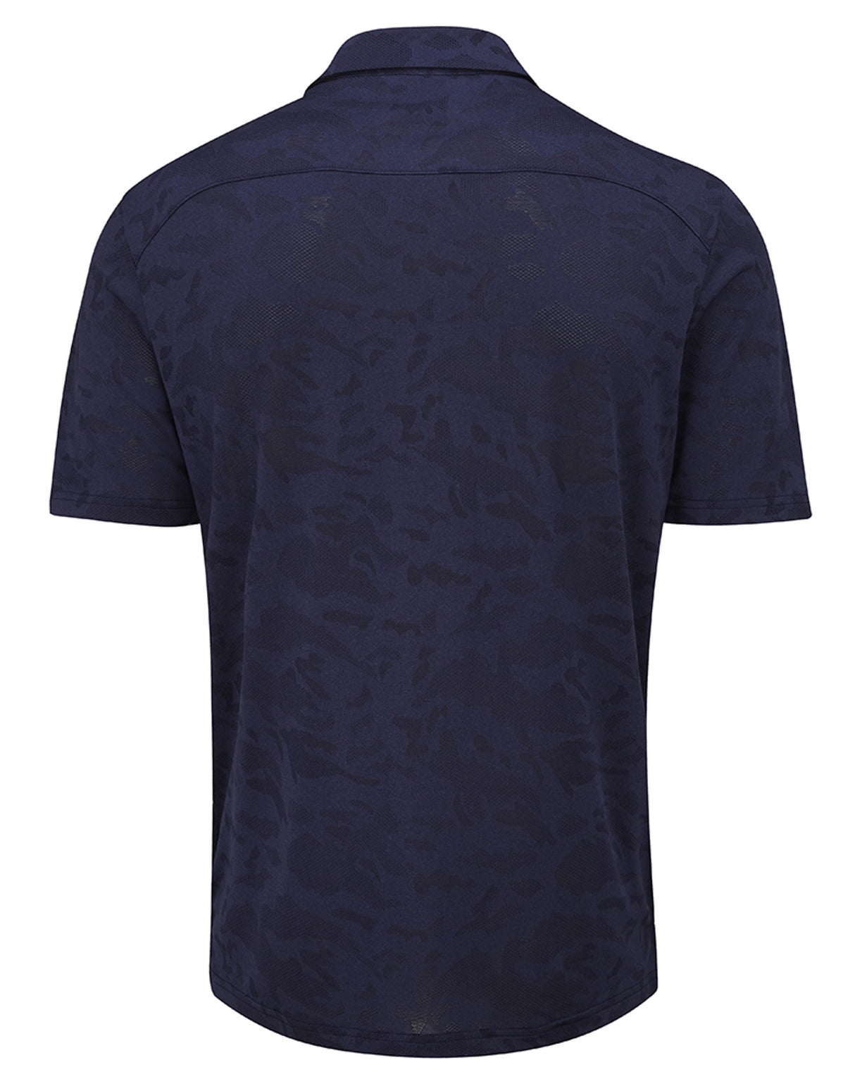 Oscar Jacobson Fairmile Tour Tech Vent Camo Golf Polo Shirt - Navy