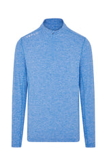 Reflo Purus 1/4 Zip Tech Golf Midlayer - Water Blue Marl