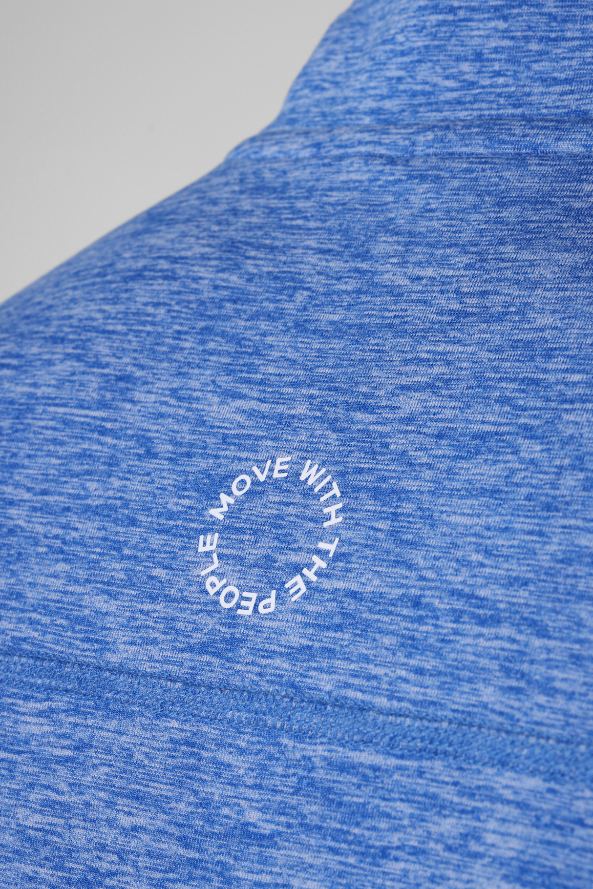 Reflo Purus 1/4 Zip Tech Golf Midlayer - Water Blue Marl