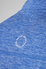 Reflo Purus 1/4 Zip Tech Golf Midlayer - Water Blue Marl