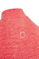 Reflo Purus 1/4 Zip Tech Golf Midlayer - Red Coral Marl