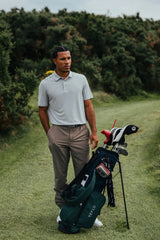 Reflo Bohai Recycled Performance Golf Polo Shirt - Rock Grey