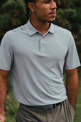 Reflo Bohai Recycled Performance Golf Polo Shirt - Rock Grey