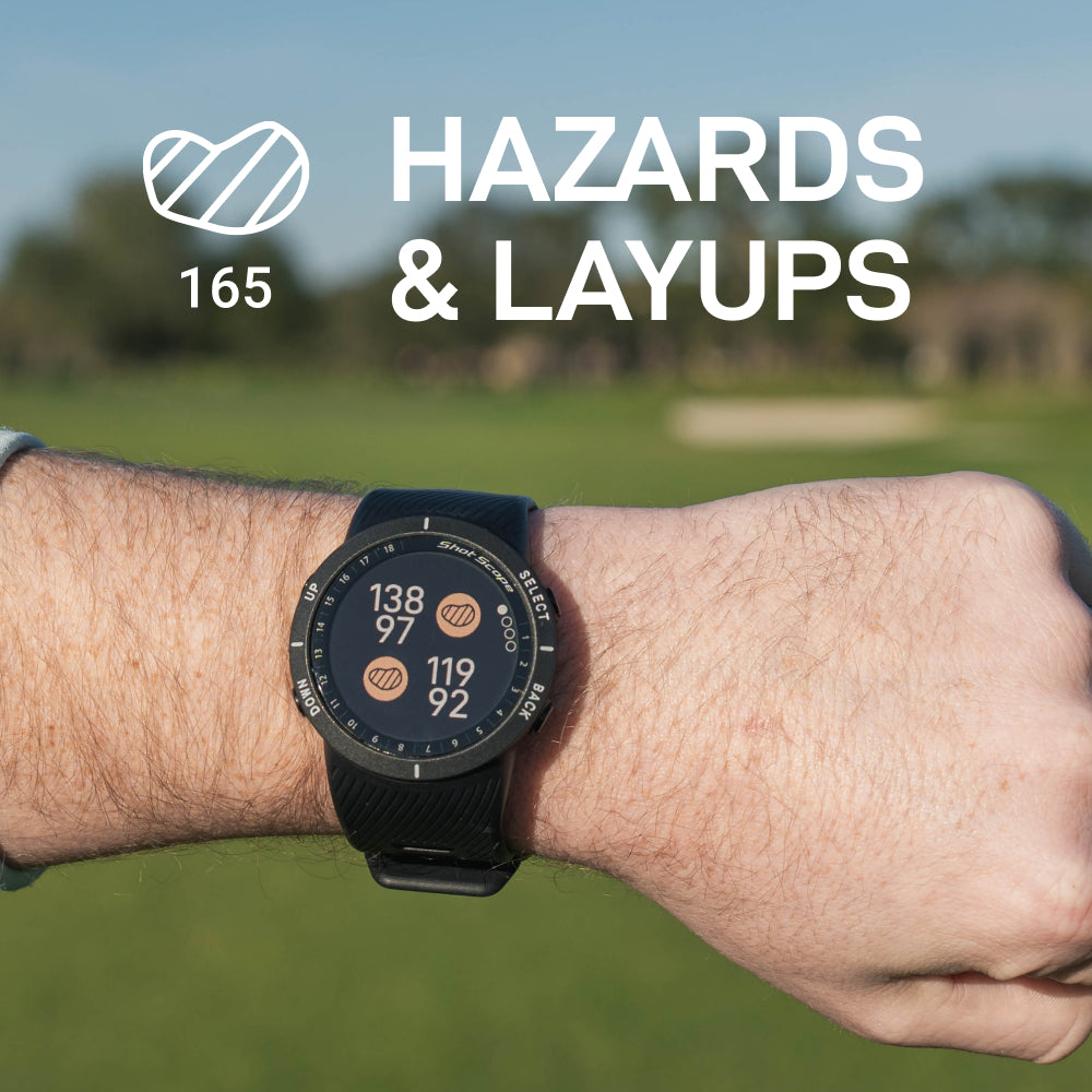 Shot Scope V5 GPS Golf Watch + Performance Tracking Tags