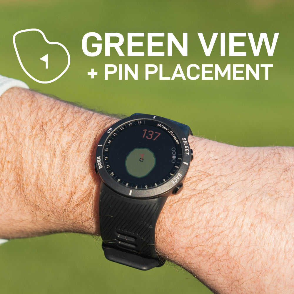 Shot Scope V5 GPS Golf Watch + Performance Tracking Tags