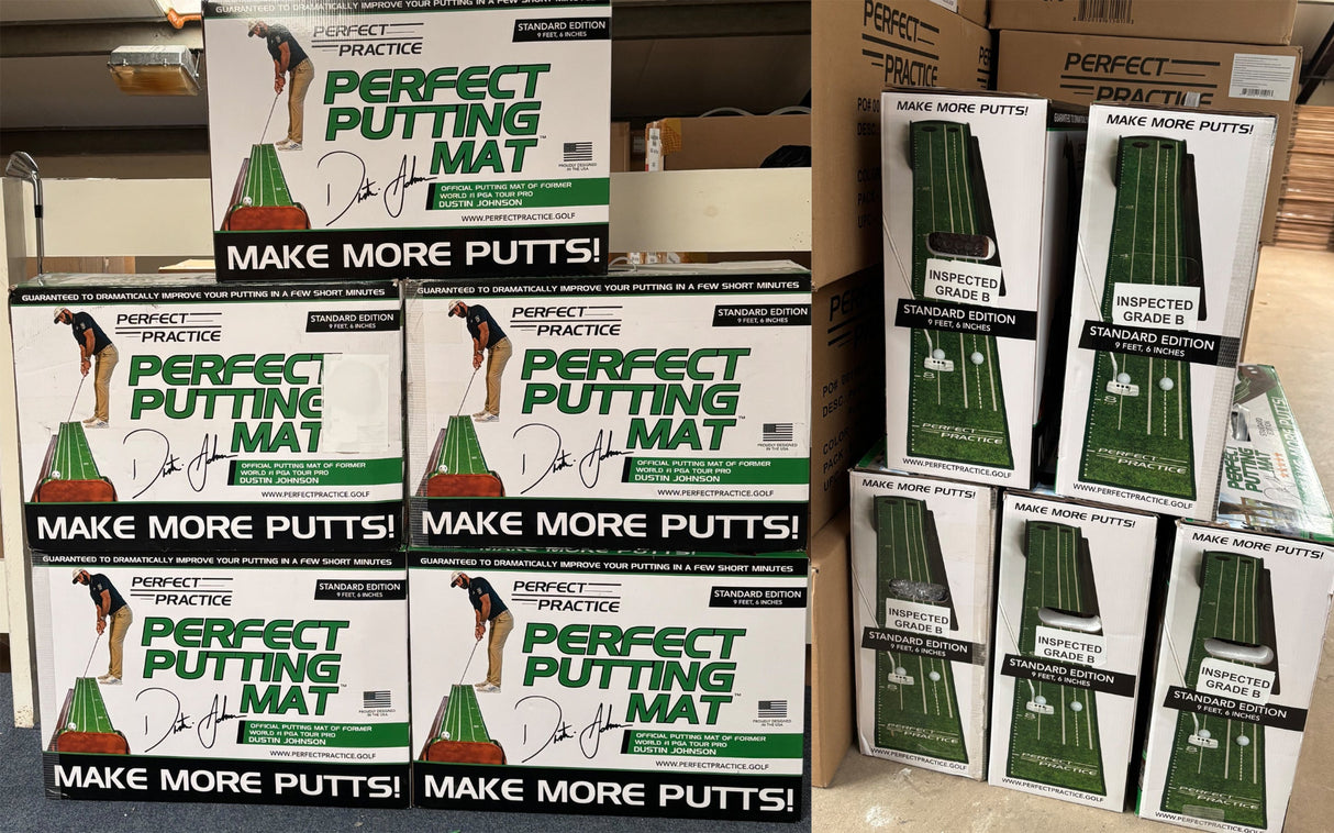 Perfect Practice Putting Mats - Bashed Box & Returns