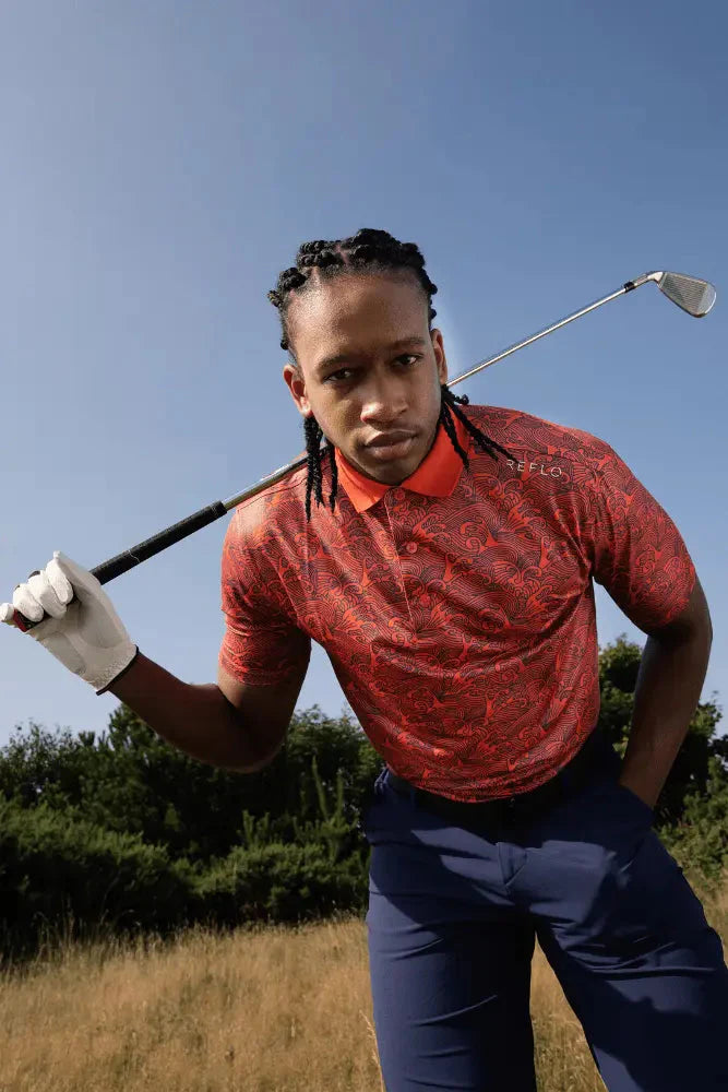 Reflo Golf Sindra Performance Golf Trousers - Navy