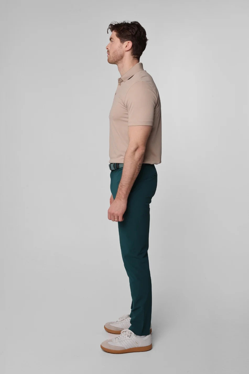 Reflo Sindra 2.0 Performance Stretch Tapered Golf Trousers - Warm Green