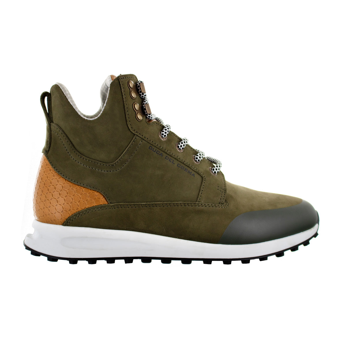 Duca Del Cosma Harvard Premium Spikeless Golf Boots Shoes - Dark Green - Handmade in 🇵🇹
