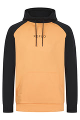 Reflo Sweeper Recycled Performance Golf Hoodie - Coral / Black