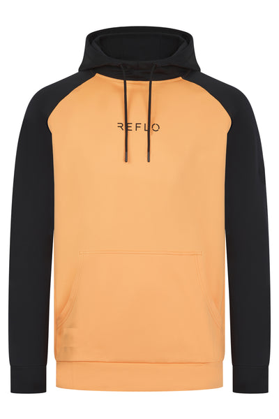 Reflo Sweeper Recycled Performance Golf Hoodie - Coral / Black