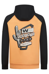 Reflo Sweeper Recycled Performance Golf Hoodie - Phoenix Open Waste Management Edition - Coral / Black