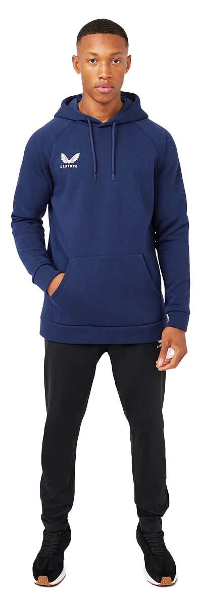 Castore Brush Back Overhead Hoodie - Navy