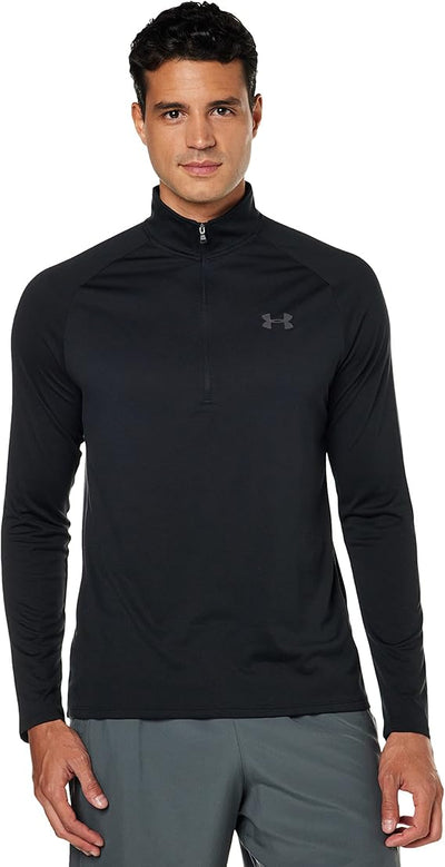 Under Armour Golf Tech 2.0 1/2 Zip Pullover - Black