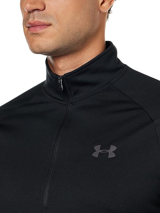 Under Armour Golf Tech 2.0 1/2 Zip Pullover - Black