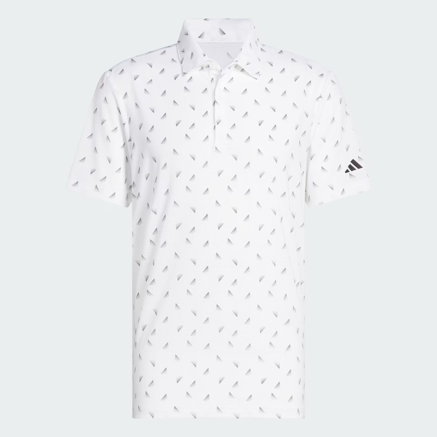 Adidas Ultimate 365 Mesh Printed Polo Shirt - White / Black