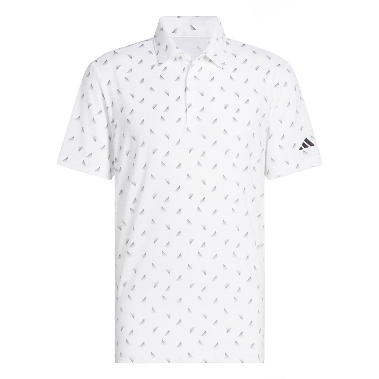 Adidas Ultimate 365 Mesh Printed Polo Shirt - White / Black