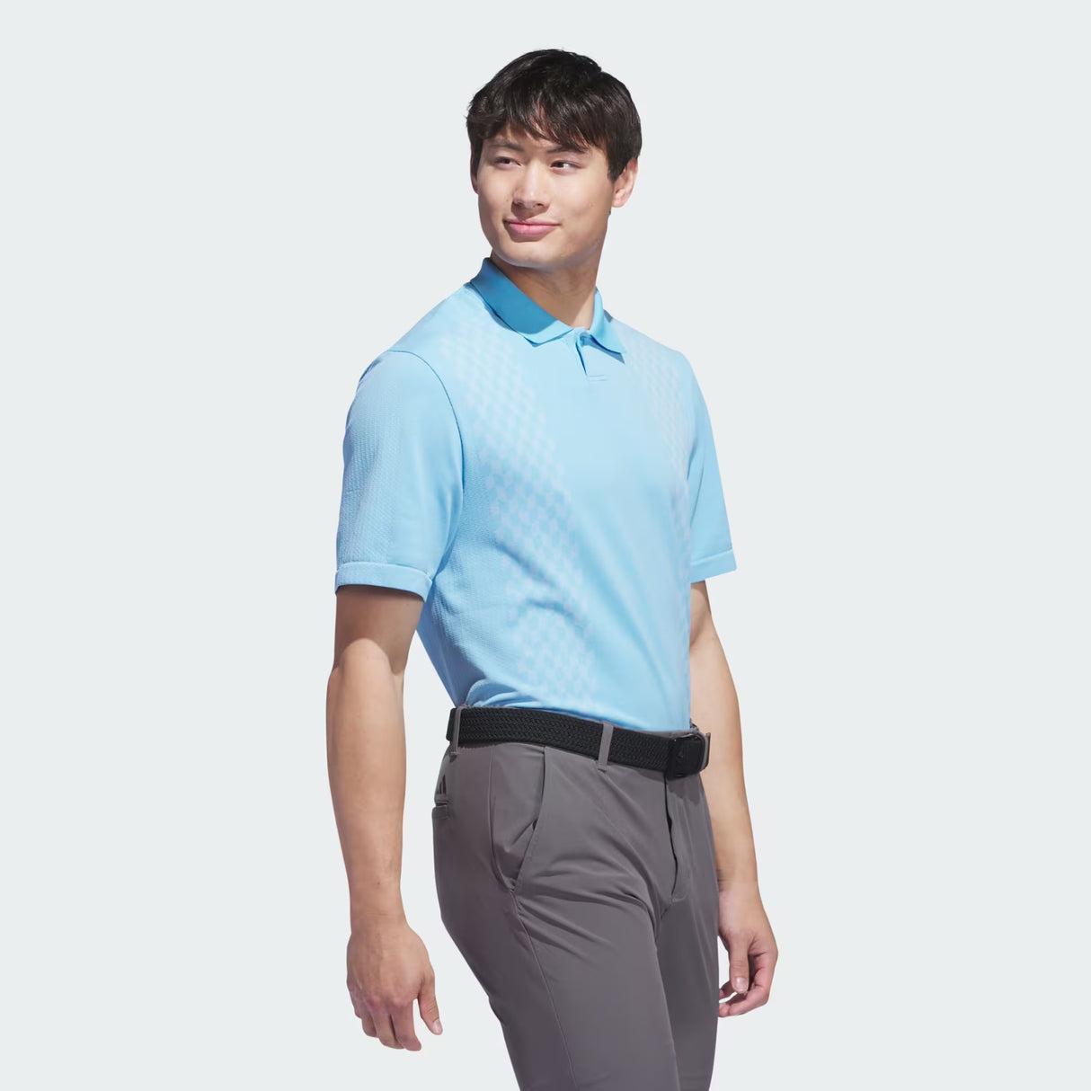 Adidas Ultimate 365 Tour Primeknit Premium Polo Shirt - Semi Blue Burst