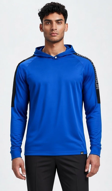 Under Armour Playoff Golf Hoodie Mid Layer - Tech Blue