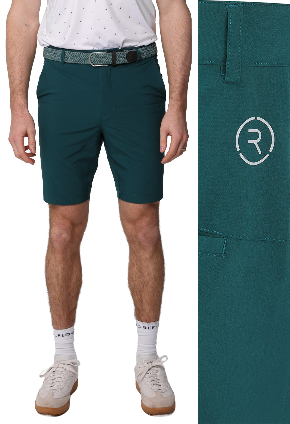 Reflo Icarian 2.0 Performance Tech Golf Shorts - Warm Green