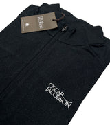 Oscar Jacobson Lawton Tour Marl 1/4 Zip Pullover - Black Marl