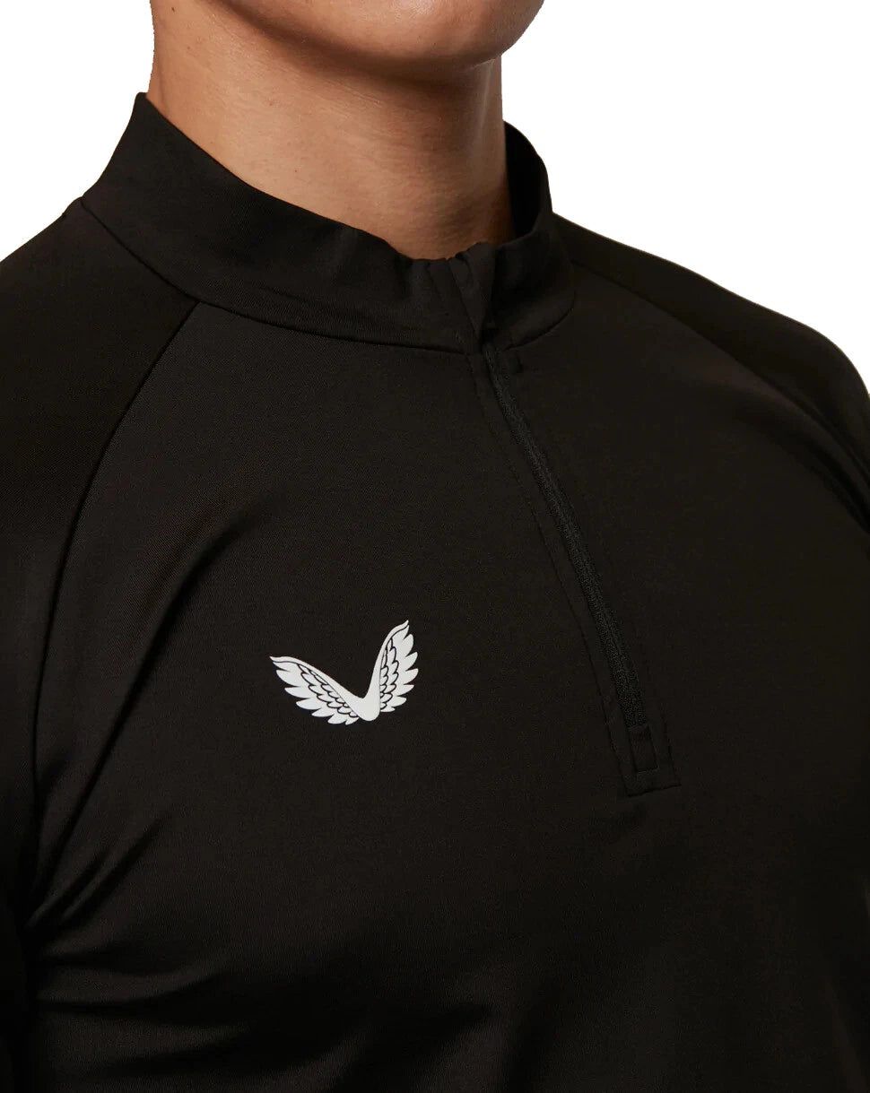 Castore Golf Classic 1/4 Zip Pullover - Black