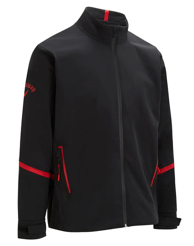 Callaway Stormlite Waterproof Jacket - Black / Red
