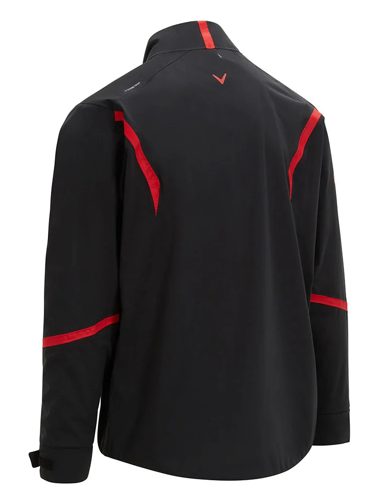 Callaway Stormlite Waterproof Jacket - Black / Red