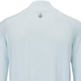Oscar Jacobson Repton Pin 1/4 Zip Pullover - Cool Blue - Made in Italy 🇮🇹
