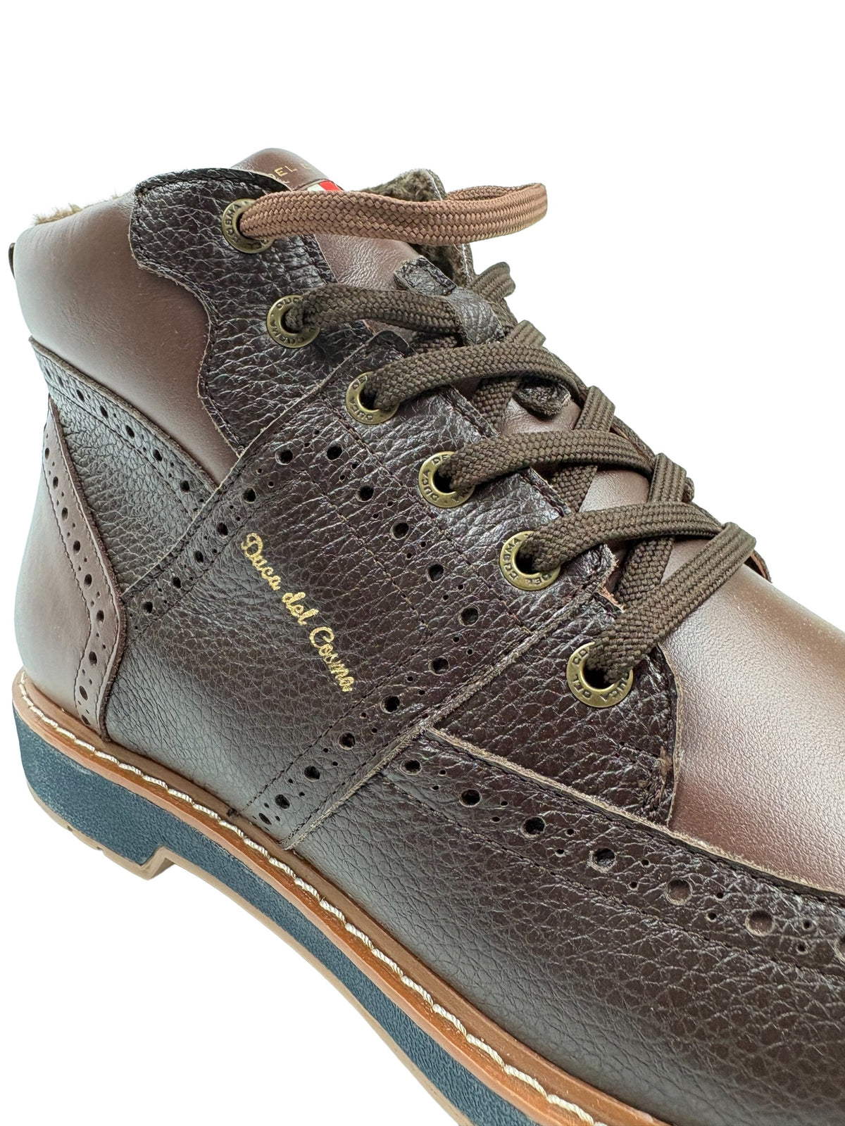 Duca Del Urbino Spikeless Winter Golf Boots Shoes - SAMPLE - Dark Brown
