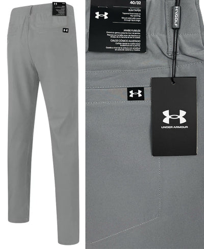 Under Armour Drive 5 Pocket Golf Trouser - Slim Taper Fit - Grey