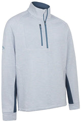 Callaway Golf Heather Stripe 1/4 Zip Thermal Pullover - Light Mountain Spring