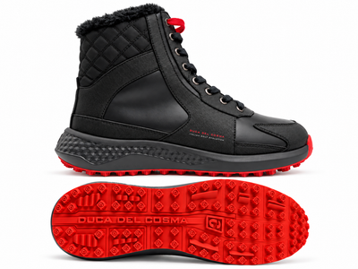 Duca Del Lipari Spikeless Winter Golf Boots Shoes - SAMPLE - Black