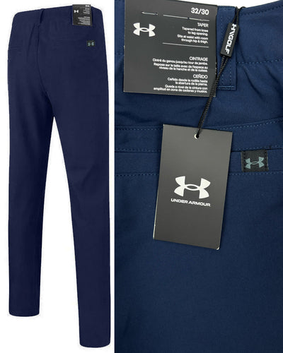 Under Armour EU Tech Tapered Golf Trousers - Navy