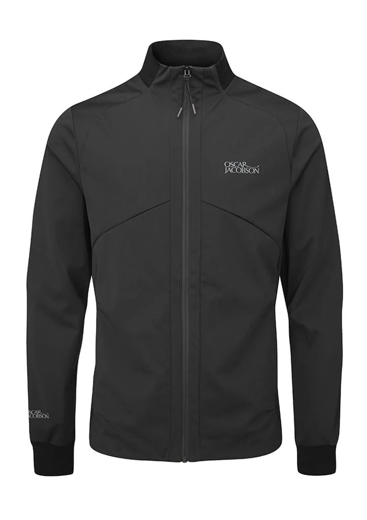 Oscar Jacobson Ramsden Tour Full Zip Lightweight Jacket - Black