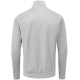 Oscar Jacobson Trent Tour 1/4 Zip Tech Pullover - Light Grey