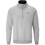 Oscar Jacobson Trent Tour 1/4 Zip Tech Pullover - Light Grey